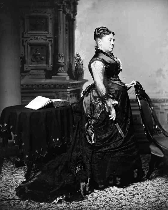 Framed Print : First Lady Julia Dent Grant, wife of President U.S. Grant, ca. 1865-1880 Framed Print : First Lady Julia Dent Grant, wife of President U.S. Grant, ca. 1865-1880