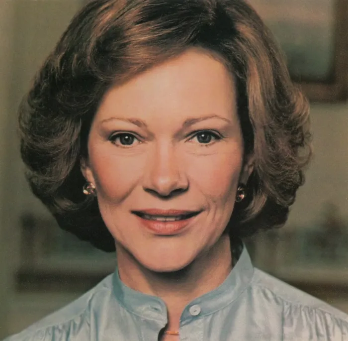 Framed Print : First Lady Rosalynn Carter was politically active as her husband's closest adviser and sat in on cabinet meetings