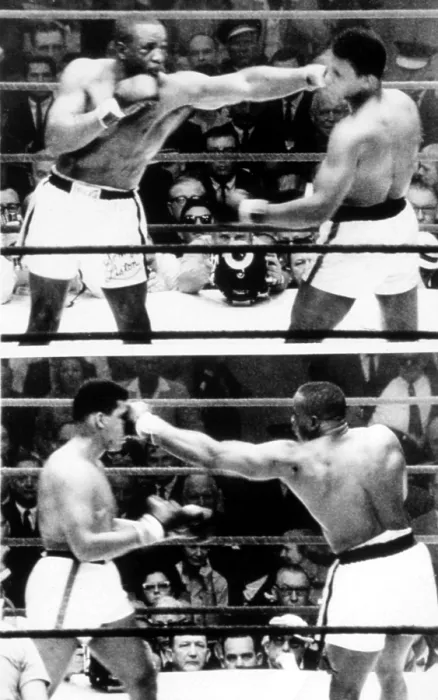 Framed Print : The first Sonny Liston vs. Cassius Clay (Muhammad Ali) fight in Miami, 1964. Courtesy: CSU Archives  /  Everett Collection