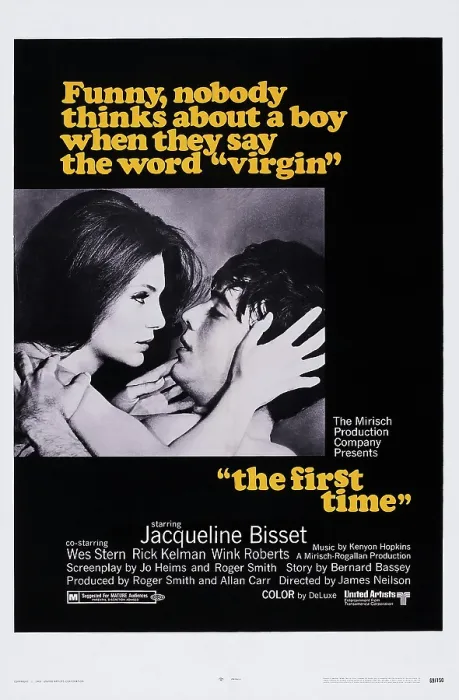 Framed Print : THE FIRST TIME, US poster, from left: Jacqueline Bisset, Wes Stern, 1969 Framed Print : THE FIRST TIME, US poster, from left: Jacqueline Bisset, Wes Stern, 1969