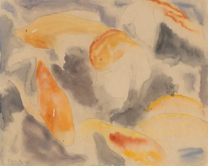 Framed Print : FISH SERIES, No. 4, by Charles Demuth, 1916, American painting, watercolor and graphite on paper Framed Print : FISH SERIES, No. 4, by Charles Demuth, 1916, American painting, watercolor and graphite on paper