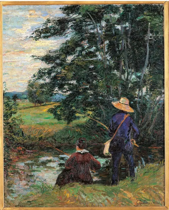 Framed Print : The Fishermen, by Jean-Baptiste-Armand Guillaumin, 1885, 19th Century, oil on canvas, cm 81 x 66 - France, Ile de France, Paris, Muse dOrsay. All Framed Print : The Fishermen, by Jean-Baptiste-Armand Guillaumin, 1885, 19th Century, oil on canvas, cm 81 x 66 - France, Ile de France, Paris, Muse dOrsay. All