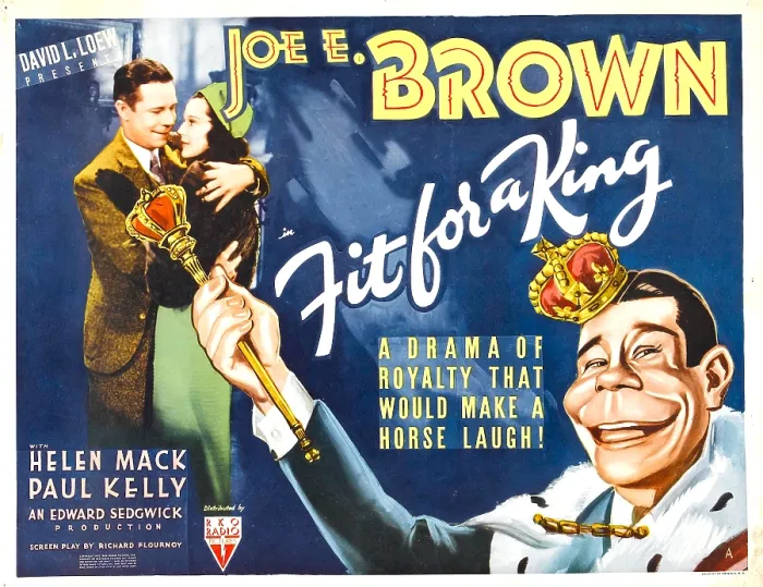 Framed Print : FIT FOR A KING, from left: Joe E. Brown, Helen Mack, Joe E. Brown in caricature (far right), 1937 Framed Print : FIT FOR A KING, from left: Joe E. Brown, Helen Mack, Joe E. Brown in caricature (far right), 1937