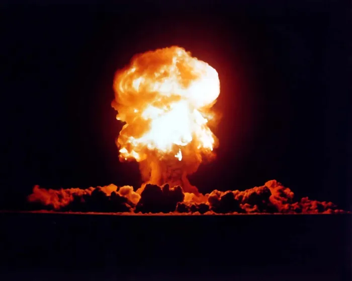 Framed Print : The FIZEAU Shot was part of the controversial Operation Plumbbob series of nuclear tests. Sept. 14, 1957 at the Nevada Test Site Framed Print : The FIZEAU Shot was part of the controversial Operation Plumbbob series of nuclear tests. Sept. 14, 1957 at the Nevada Test Site
