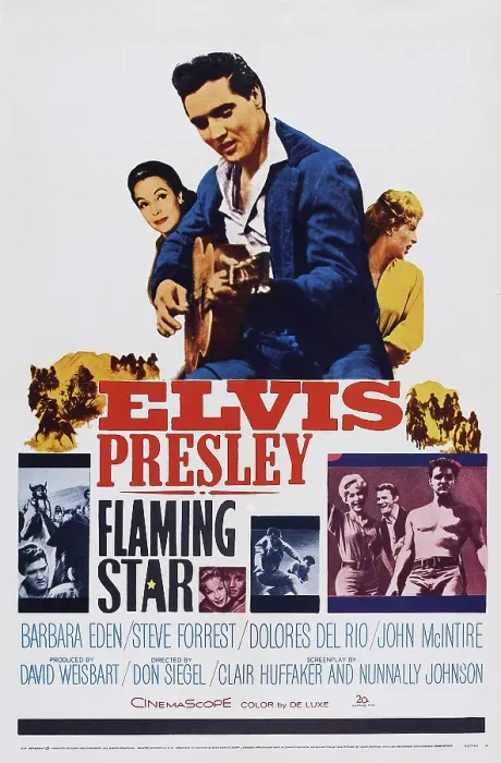 Framed Print : FLAMING STAR, Dolores Del Rio, Elvis Presley, Barbara Eden, 1960. TM and Copyright 20th Century Fox Film Corp. All rights reserved / courtesy Everett Collection
