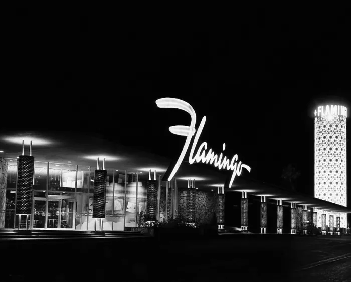 Framed Print : Flamingo Hotel, Las Vegas, Nevada. Circa 1960s. Courtesy: CSU Archives / Everett Collection