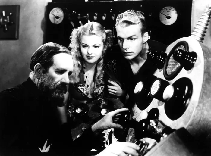 Framed Print : FLASH GORDON, (aka ROCKETSHIP), Frank Shannon, Jean Rogers, Buster Crabbe, 1936 Framed Print : FLASH GORDON, (aka ROCKETSHIP), Frank Shannon, Jean Rogers, Buster Crabbe, 1936
