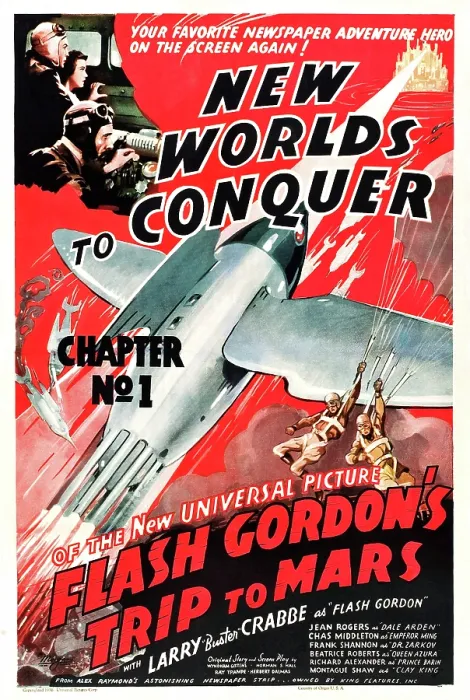 Framed Print : FLASH GORDON'S TRIP TO MARS, Chapter 1: New Worlds To Conquer, 1938