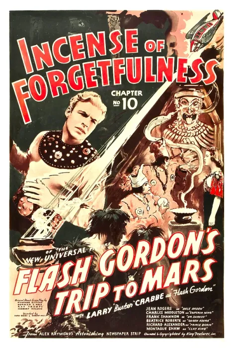 Framed Print : FLASH GORDON'S TRIP TO MARS, Larry Buster Crabbe in Chapter 10: Incense of Forgetfulness, 1938 Framed Print : FLASH GORDON'S TRIP TO MARS, Larry Buster Crabbe in Chapter 10: Incense of Forgetfulness, 1938