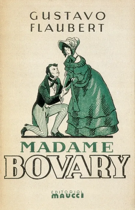 Framed Print : FLAUBERTGustave (1821-1880). French writer. Cover of the novel 'Madame Bovary'. AISA / Everett Collection (19499)**US SALES ONLY**