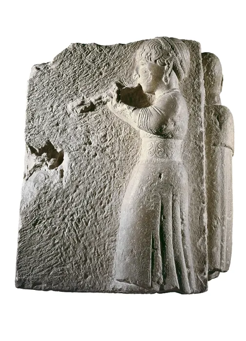 Framed Print : Flautist of Osuna. 3rd BC. Iberian art. Relief on rock. SPAIN. Madrid. National Museum of Archaeology. Proc: SPAIN. Osuna. AISA / Everett Collection**US SALES ONLY** Framed Print : Flautist of Osuna. 3rd BC. Iberian art. Relief on rock. SPAIN. Madrid. National Museum of Archaeology. Proc: SPAIN. Osuna. AISA / Everett Collection**US SALES ONLY**