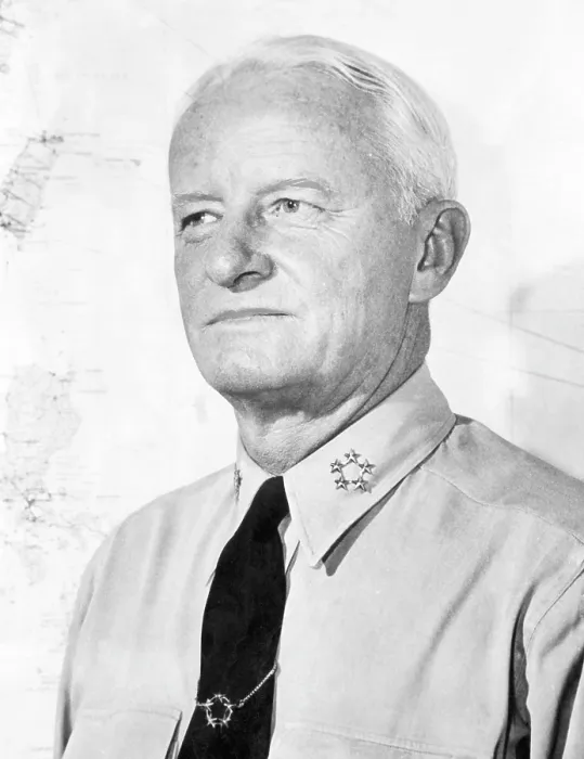Framed Print : Fleet Admiral Chester Nimitz, (1885-1966), 1945.. Courtesy: CSU Archives / Everett Collection Framed Print : Fleet Admiral Chester Nimitz, (1885-1966), 1945.. Courtesy: CSU Archives / Everett Collection
