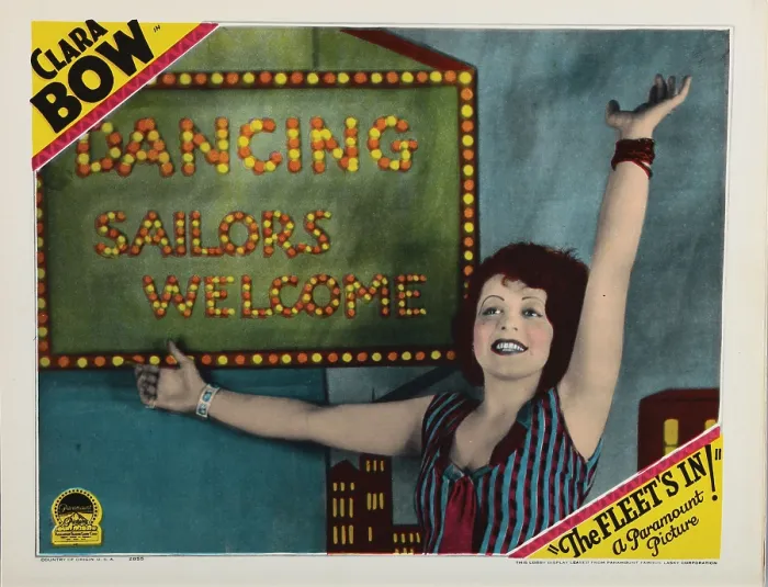 Framed Print : THE FLEET'S IN, US lobbycard, Clara Bow, 1928