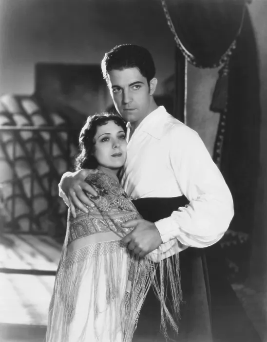 Framed Print : CALL OF THE FLESH, from left: Dorothy Jordan, Ramon Novarro, 1930