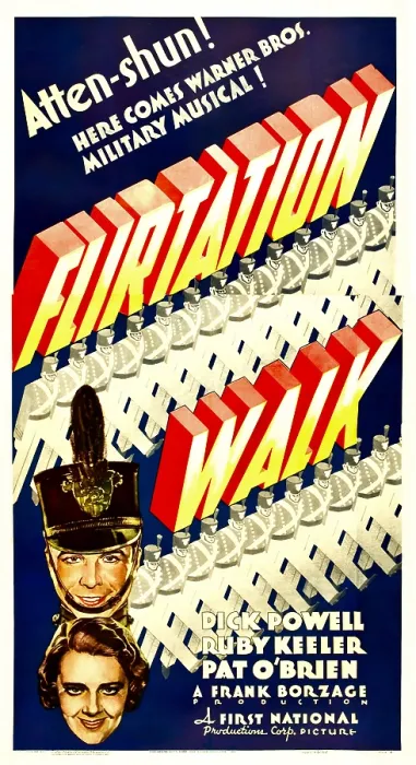 Framed Print : FLIRTATION WALK, bottom from top: Dick Powell, Ruby Keeler, 1934