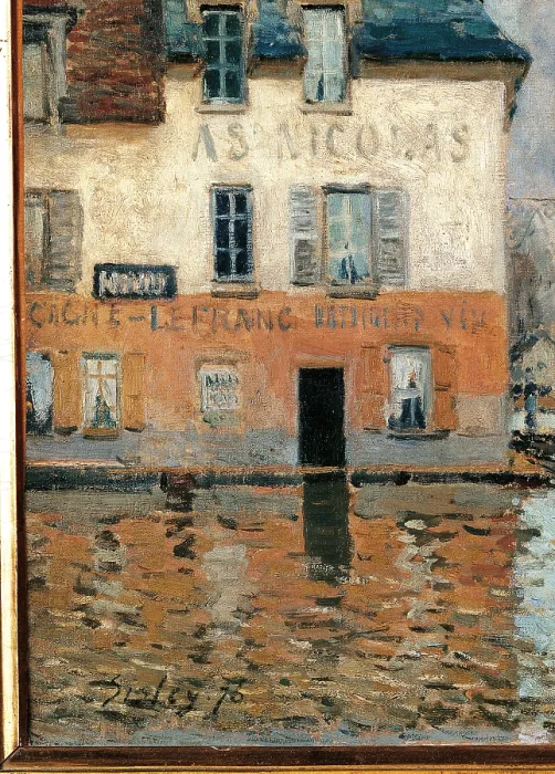 Framed Print : The Flood at Port Marly, by Alfred Sisley, 1876, 19th Century, oil on canvas, cm 60 x 81 - France, Ile de France, Paris, Muse dOrsay. Detail Framed Print : The Flood at Port Marly, by Alfred Sisley, 1876, 19th Century, oil on canvas, cm 60 x 81 - France, Ile de France, Paris, Muse dOrsay. Detail
