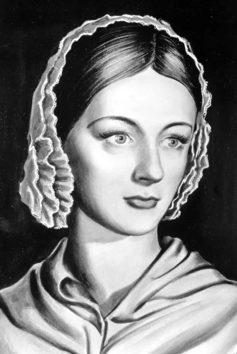 Framed Print : Florence Nightingale. Courtesy: CSU Archives / Everett Collection Framed Print : Florence Nightingale. Courtesy: CSU Archives / Everett Collection