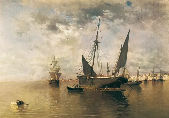 Framed Print : FLORIDO BERNILS, Enrique (1873 - 1929); FLORIDO BERNILS, Enrique (1873 - 1929). The port of Malaga. 1885; The port of Malaga. 1885. Spanish school. Oil on canvas. SPAIN. CAdiz Framed Print : FLORIDO BERNILS, Enrique (1873 - 1929); FLORIDO BERNILS, Enrique (1873 - 1929). The port of Malaga. 1885; The port of Malaga. 1885. Spanish school. Oil on canvas. SPAIN. CAdiz