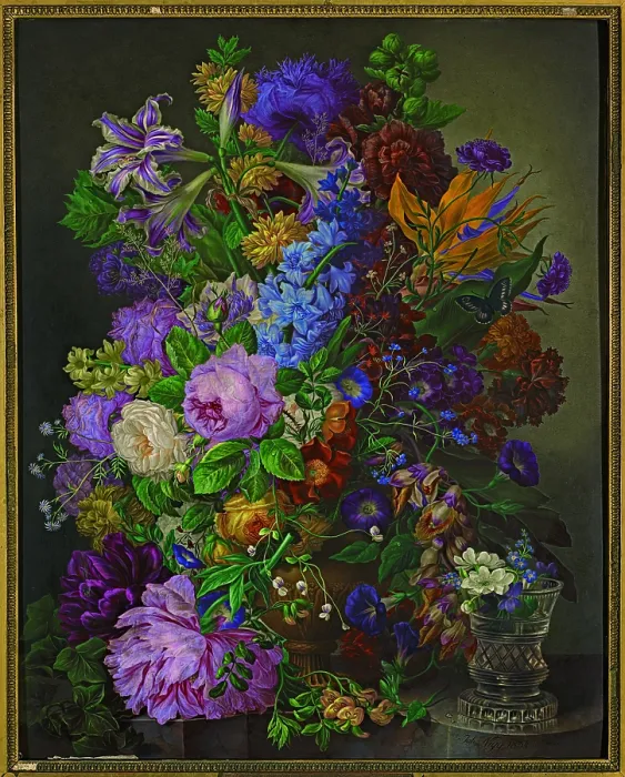 Framed Print : Flowers, by Joseph Nigg, ca Framed Print : Flowers, by Joseph Nigg, ca