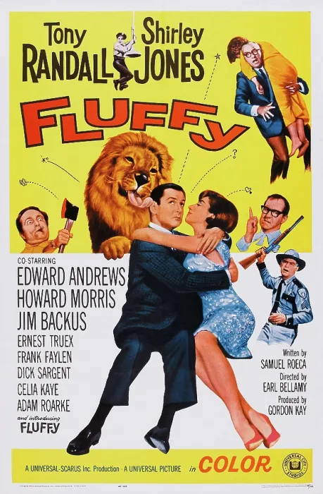 Framed Print : FLUFFY, US poster, Howard Morris (axe), embracing from left: Tony Randall, Shirley Jones, 1965 Framed Print : FLUFFY, US poster, Howard Morris (axe), embracing from left: Tony Randall, Shirley Jones, 1965
