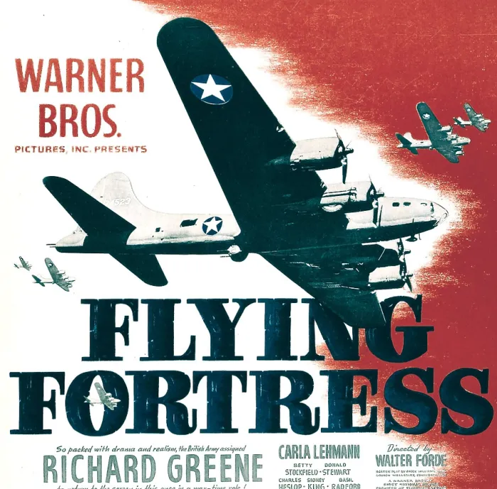 Framed Print : FLYING FORTRESS, window card, 1942