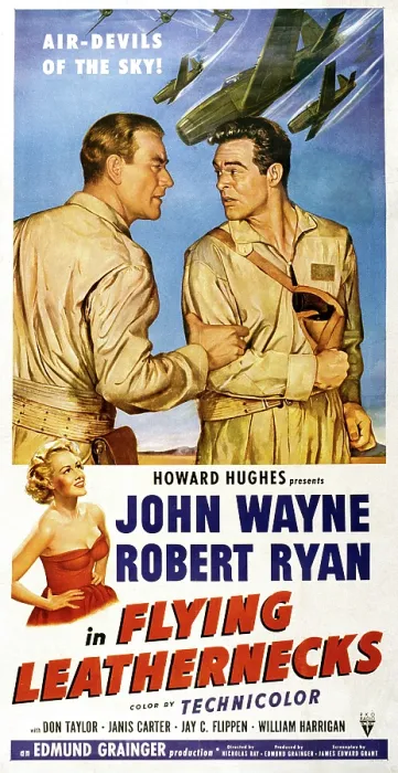 Framed Print : FLYING LEATHERNECKS, John Wayne, Robert Ryan, Janis Carter, 1951