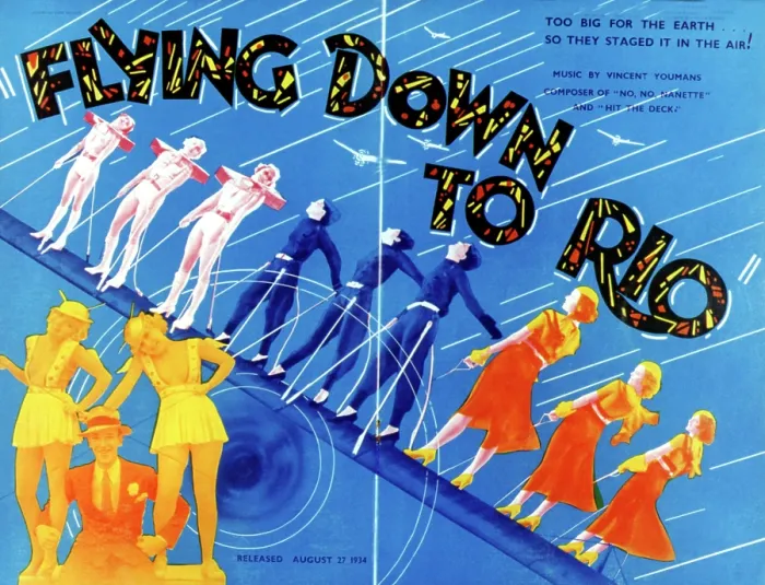 Framed Print : FLYING DOWN TO RIO, Fred Astaire (seated lower left), 1933 Framed Print : FLYING DOWN TO RIO, Fred Astaire (seated lower left), 1933