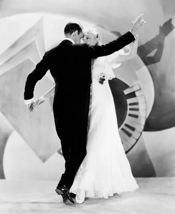 Framed Print : FLYING DOWN TO RIO, from left, Fred Astaire, Ginger Rogers, 1933