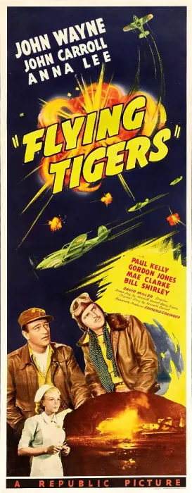 Framed Print : FLYING TIGERS, clockwise from bottom left: Anna Lee, John Wayne, John Carroll, 1942 Framed Print : FLYING TIGERS, clockwise from bottom left: Anna Lee, John Wayne, John Carroll, 1942