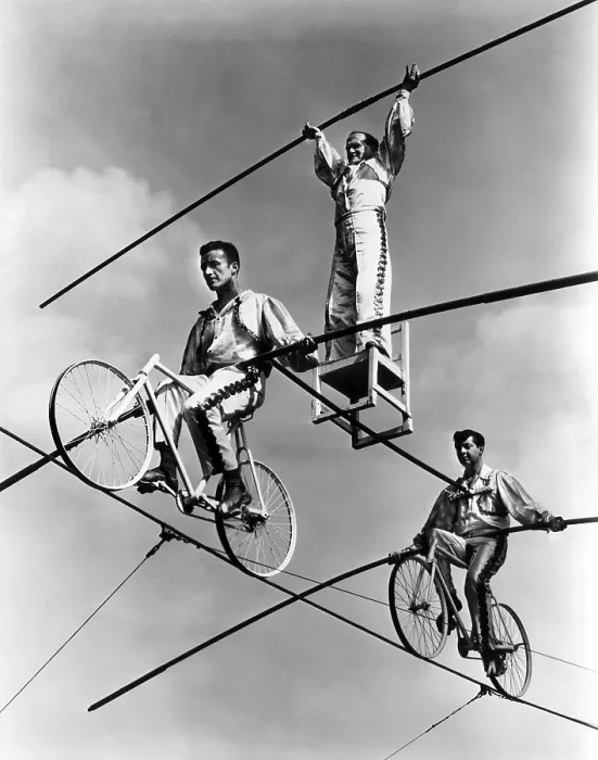 Framed Print : The Flying Wallendas, 1967.. Courtesy: CSU Archives  /  Everett Collection
