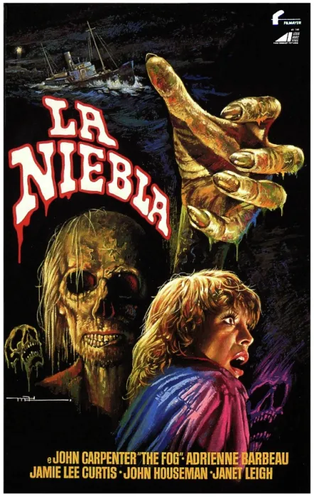 Framed Print : THE FOG, (aka LA NIEBLA), Jamie Lee Curtis, (French poster art), 1980. Embassy / Courtesy: Everett Collection Framed Print : THE FOG, (aka LA NIEBLA), Jamie Lee Curtis, (French poster art), 1980. Embassy / Courtesy: Everett Collection