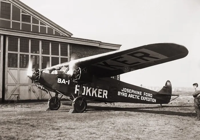 Framed Print : Fokker Tri-motor monoplane that flew Richard Byrd and Floyd Bennett on their North Pole expedition