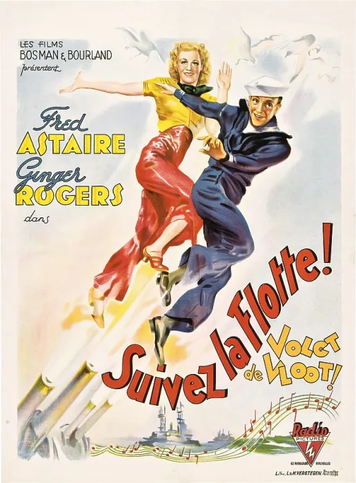 Framed Print : FOLLOW THE FLEET, (aka SUIVEZ LA FLOTTE!), from left: Ginger Rogers, Fred Astaire, 1936