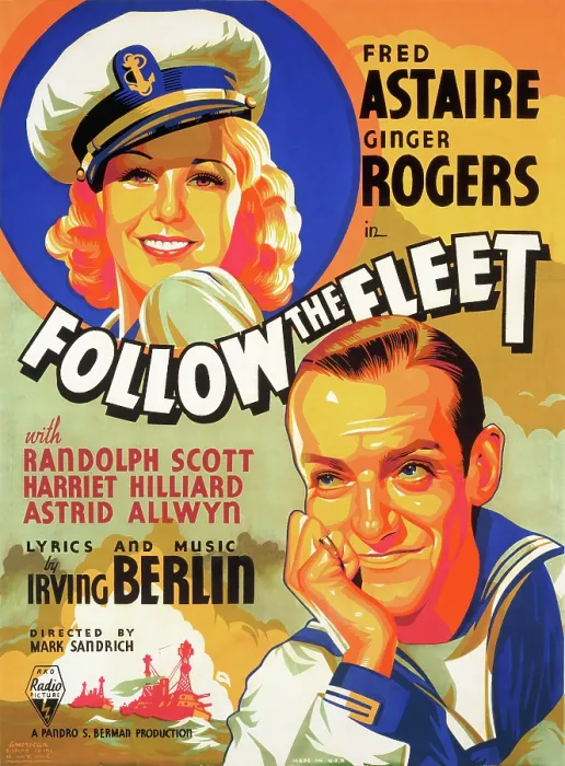 Framed Print : FOLLOW THE FLEET, Ginger Rogers, Fred Astaire, 1936