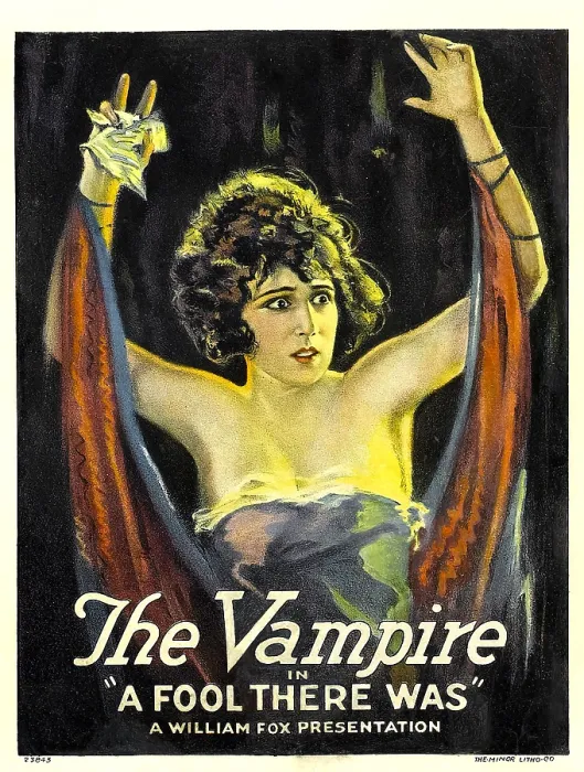 Framed Print : A FOOL THERE WAS, window card showing Estelle Taylor, 1922, TM and Copyright 20th Century Fox Film Corp. All rights resesrved. / courtesy Everett Collection