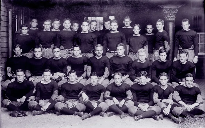 Framed Print : Football, Harvard University football team, circa 1912