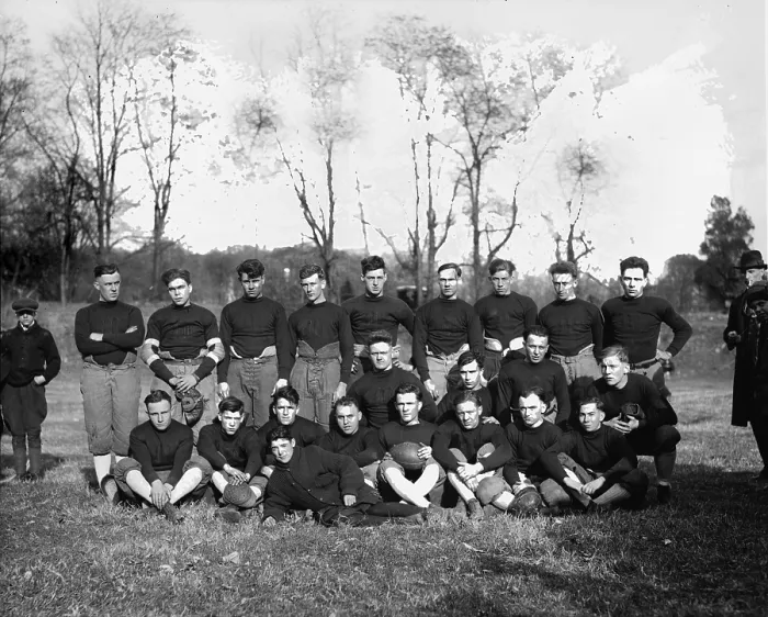 Framed Print : Football, Mohawk football team, circa 1918-1920