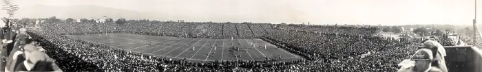 Framed Print : Football, Panorama of the Rose Bowl, University Of California vs. Ohio State, Jan 1, 1921