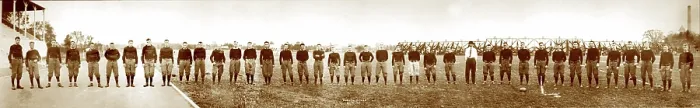 Framed Print : Football, Purdue football squad, photograph by O. L. Foster, Indiana, circa 1913