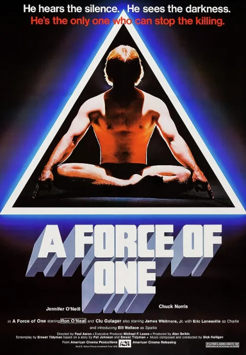 Framed Print : A FORCE OF ONE, US poster art, Chuck Norris, 1979, American Cinema Releasing / courtesy Everett Collection Framed Print : A FORCE OF ONE, US poster art, Chuck Norris, 1979, American Cinema Releasing / courtesy Everett Collection