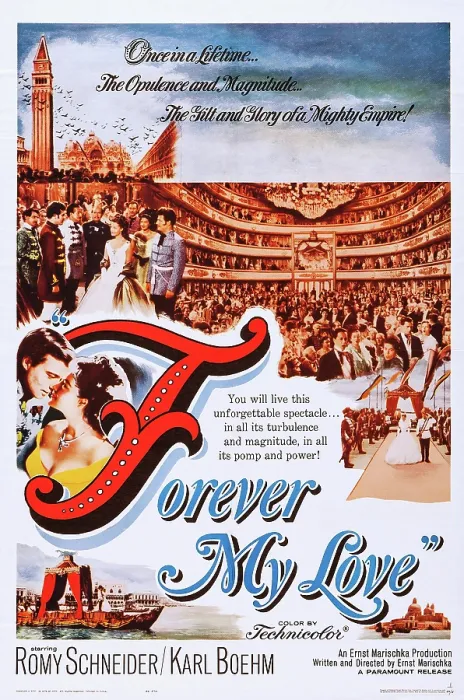 Framed Print : FOREVER MY LOVE, (aka SISSI), l-r: Karl Boehm, Romy Schneider on poster art, 1962 Framed Print : FOREVER MY LOVE, (aka SISSI), l-r: Karl Boehm, Romy Schneider on poster art, 1962