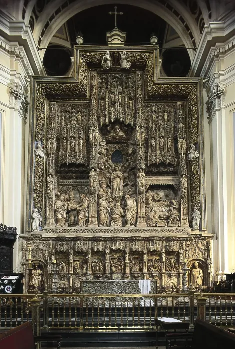 Framed Print : FORMENTDami (1480-1540). Main Altarpiece of the Basilica of Our Lady of the Pillar. 1509 - 1518. SPAIN. Zaragoza