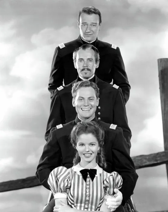 Framed Print : FORT APACHE, John Wayne, Henry Fonda, John Agar, Shirley Temple, 1948