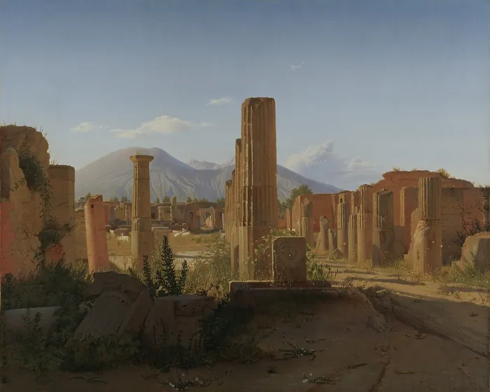 Framed Print : The Forum, by Christen Schjellerup Kobke, 1841, Danish painting, oil on canvas Framed Print : The Forum, by Christen Schjellerup Kobke, 1841, Danish painting, oil on canvas