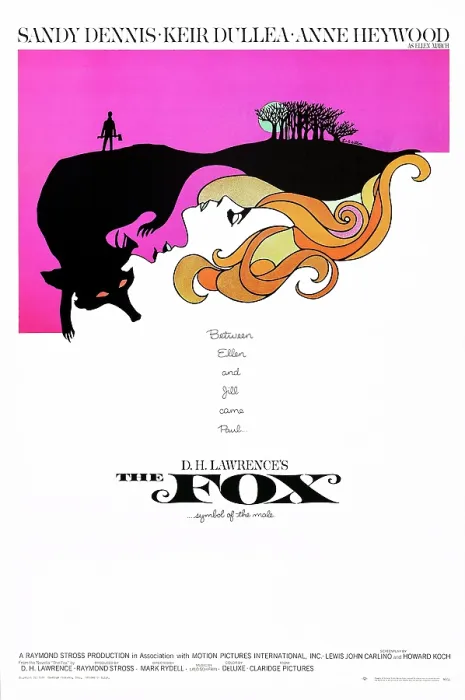 Framed Print : THE FOX, US poster art, 1967