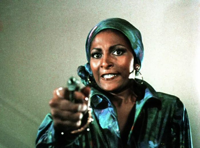 Framed Print : FOXY BROWN, Pam Grier, 1974 Framed Print : FOXY BROWN, Pam Grier, 1974