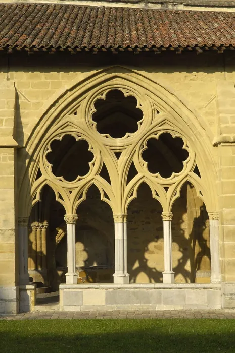 Framed Print : FRANCE. Bayonne. Gothic cloister of the Cathedral of Sainte-Marie (1240). Gothic art. Architecture. AISA / Everett Collection**US SALES ONLY**