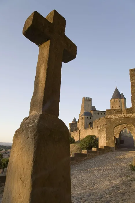 Framed Print : FRANCE. Carcassonne. Medieval city or Cit. AISA / Everett Collection**US SALES ONLY**