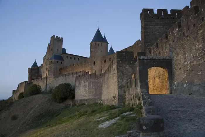 Framed Print : FRANCE. Carcassonne. Medieval city or Cit. AISA / Everett Collection**US SALES ONLY**