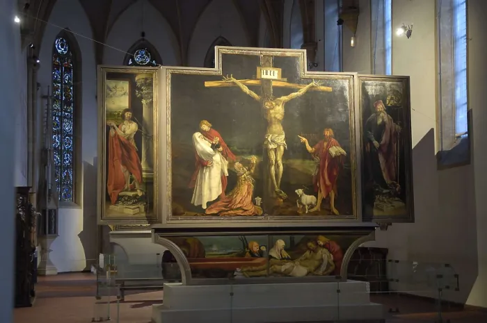 Framed Print : FRANCE. Colmar. The Unterlinden Museum. Issenheim Altrapiece (1512-1516), by Mathias Grnewald. Renaissance art. Painting. AISA / Everett Collection**US SALES ONLY** Framed Print : FRANCE. Colmar. The Unterlinden Museum. Issenheim Altrapiece (1512-1516), by Mathias Grnewald. Renaissance art. Painting. AISA / Everett Collection**US SALES ONLY**